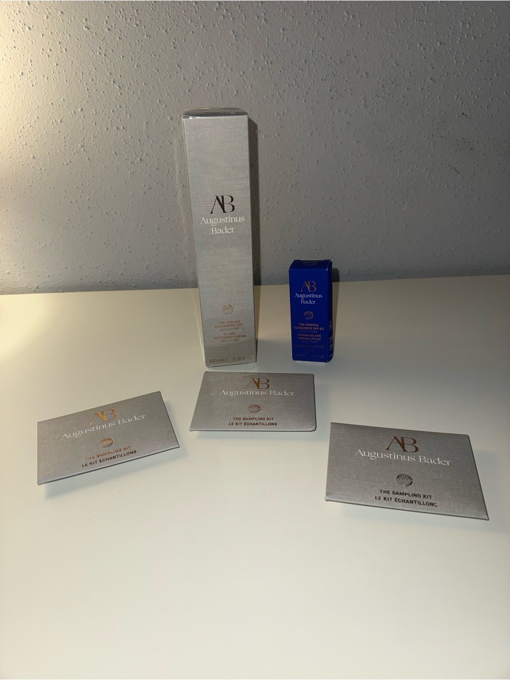 Augustinus Bader The Cream Cleansing Gel, Sample Kits, and The Mineral Sunscreen